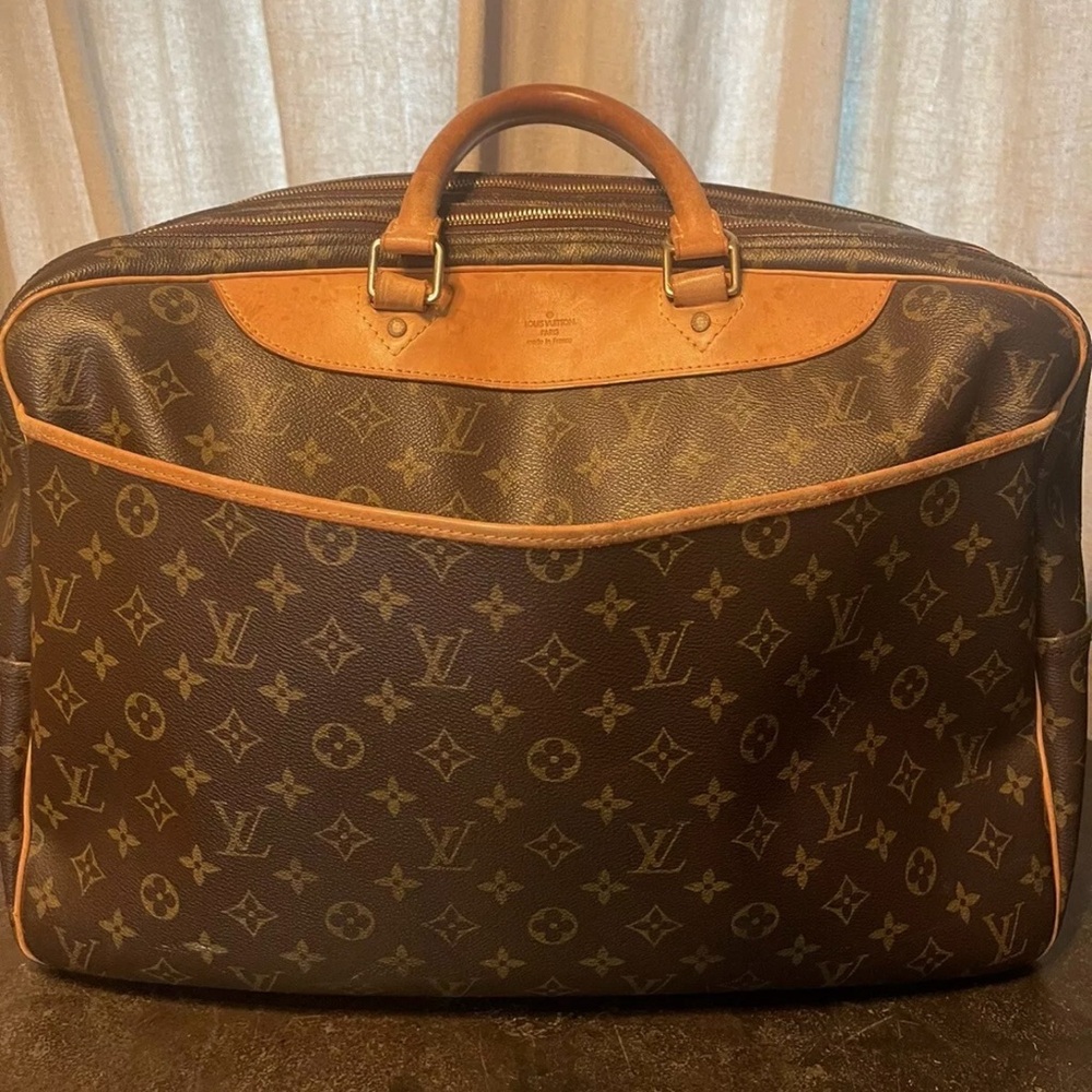 Louis Vuitton Alize 24 Heures Monogram Canvas Travel Luggage Bag